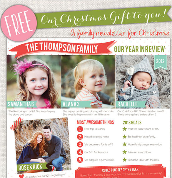 Christmas Family Newsletter Template Free from photosdwnload838.weebly.com